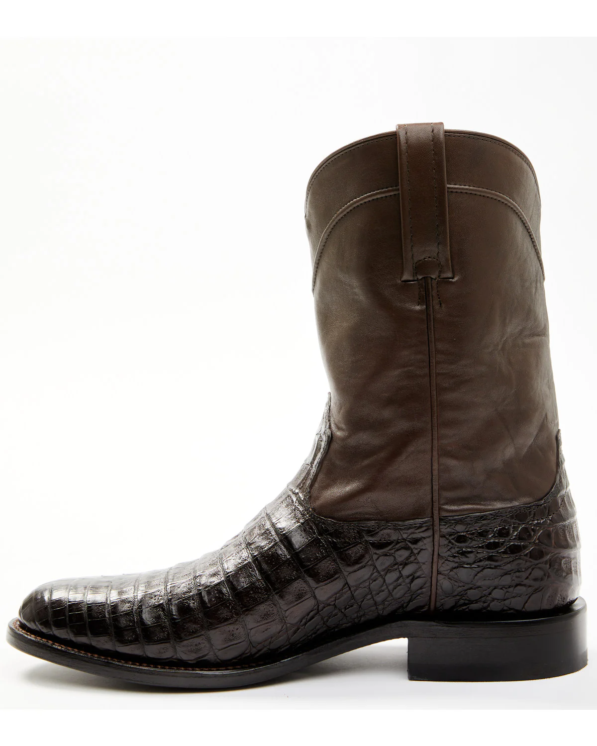 Cody James Black 1978® Men's Carmen Exotic Caiman Belly Roper Boots - Round Toe - Image 3