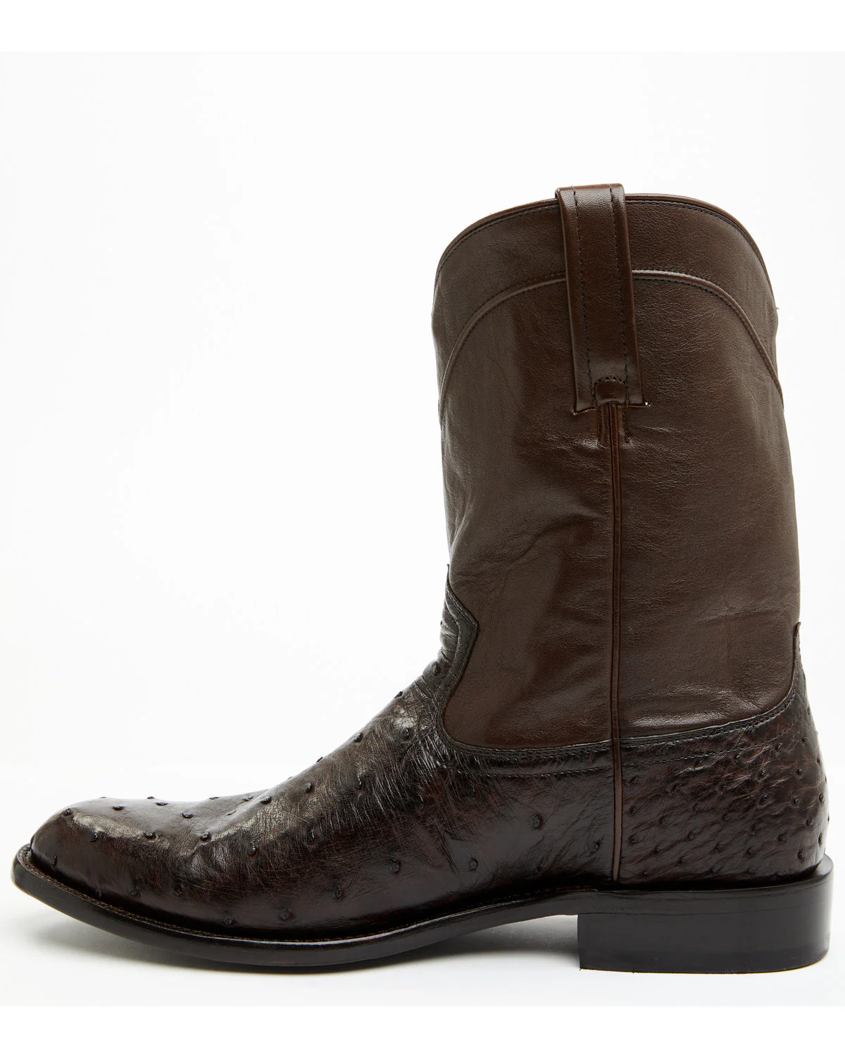 Cody James Black 1978® Men's Carmen Exotic Full-Quill Ostrich Roper Boots - Round Toe - Image 3