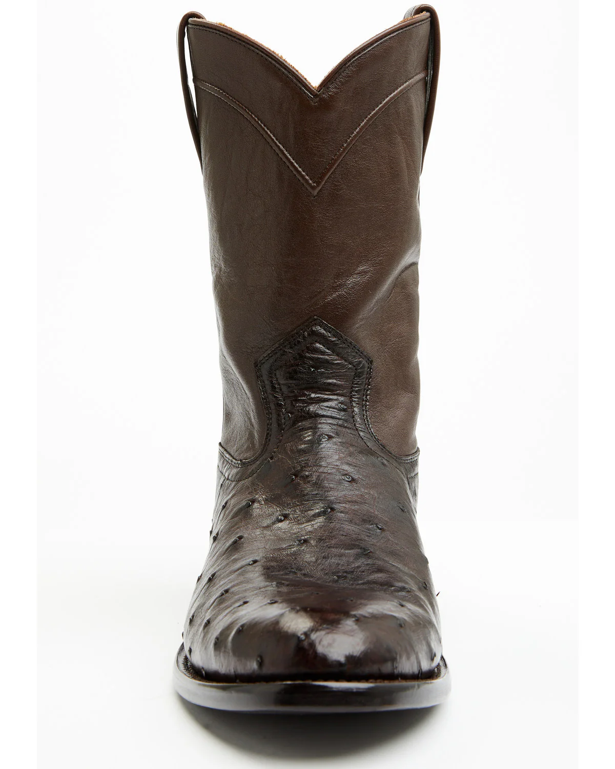 Cody James Black 1978® Men's Carmen Exotic Full-Quill Ostrich Roper Boots - Round Toe - Image 4