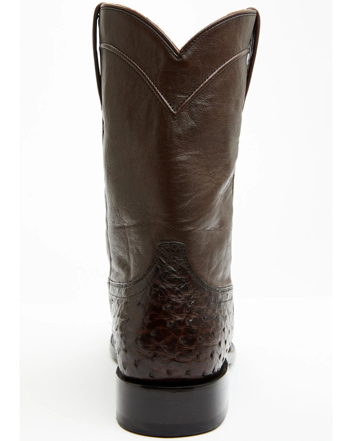 Cody James Black 1978® Men's Carmen Exotic Full-Quill Ostrich Roper Boots - Round Toe - Image 5