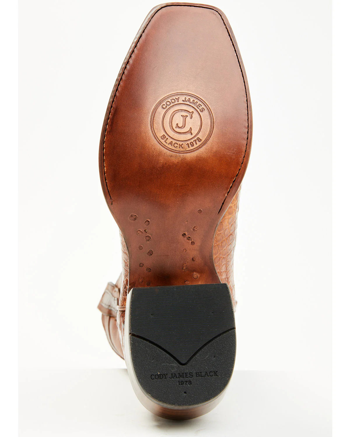 Cody James Black 1978® Men's Mason Exotic Caiman Belly Western Boots - Square Toe - Image 7