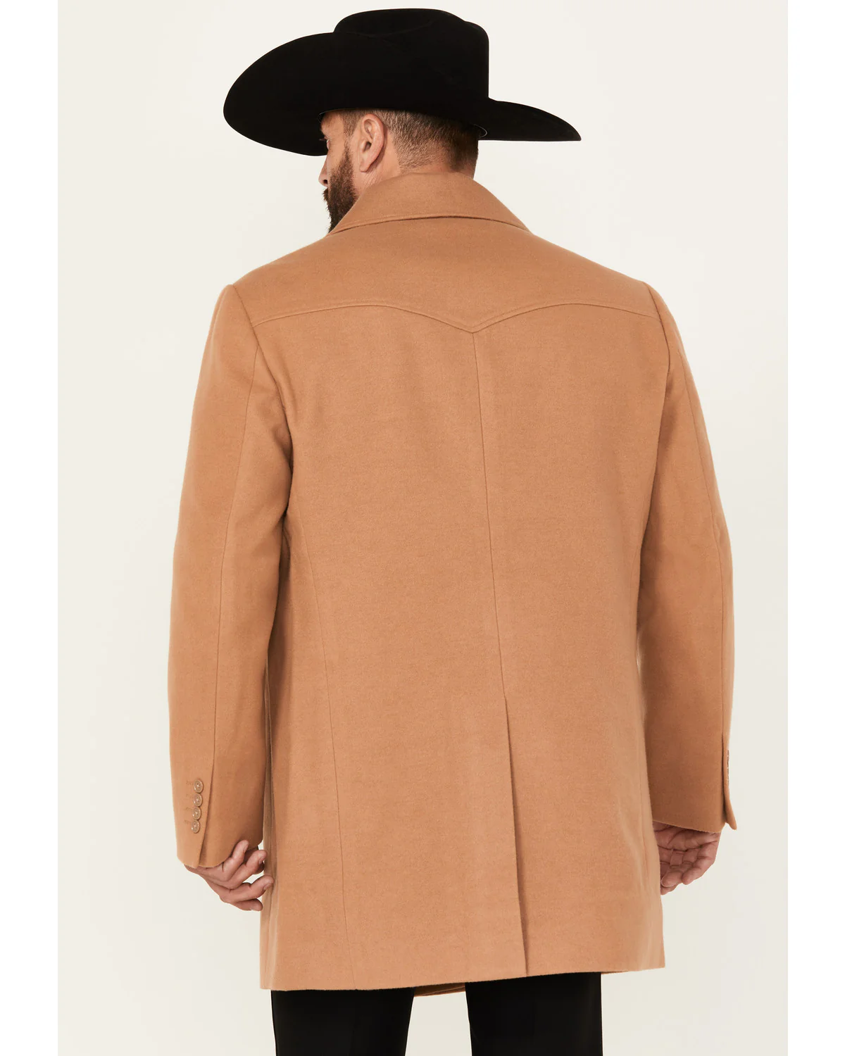 Cody James Black 1978™ Men's Men's Alpine Wool Dress Coat - Image 4