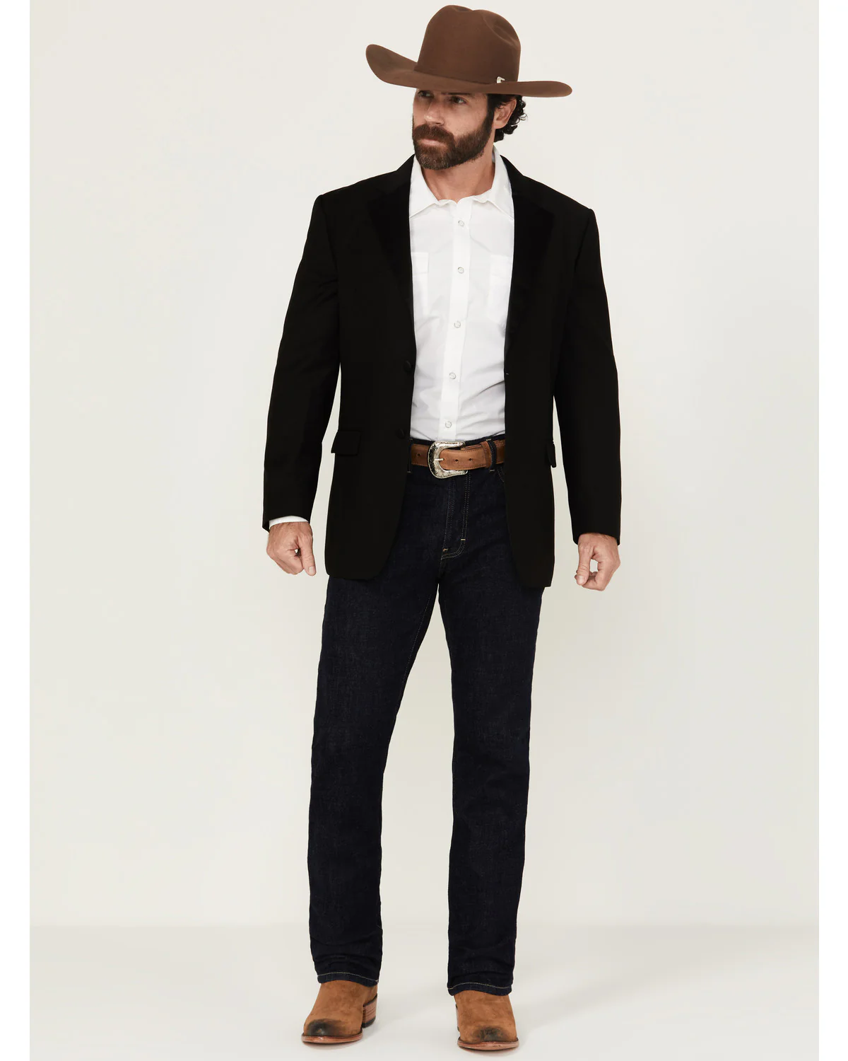 Cody James Black 1978™ Men's Smooth Leather Belt - Image 3