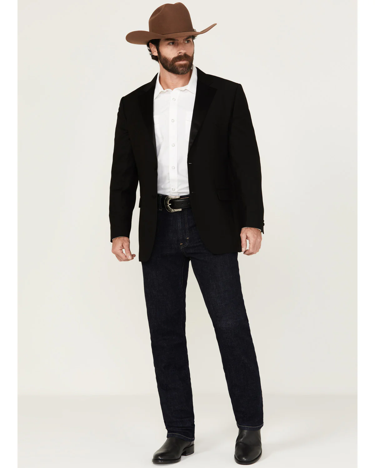 Cody James Black 1978™ Men's Smooth Leather Belt - Image 3
