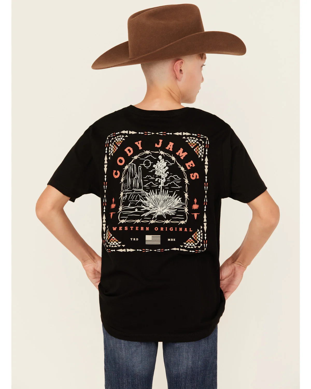 Cody James Boys' Agave Logo Short Sleeve Graphic T-Shirt