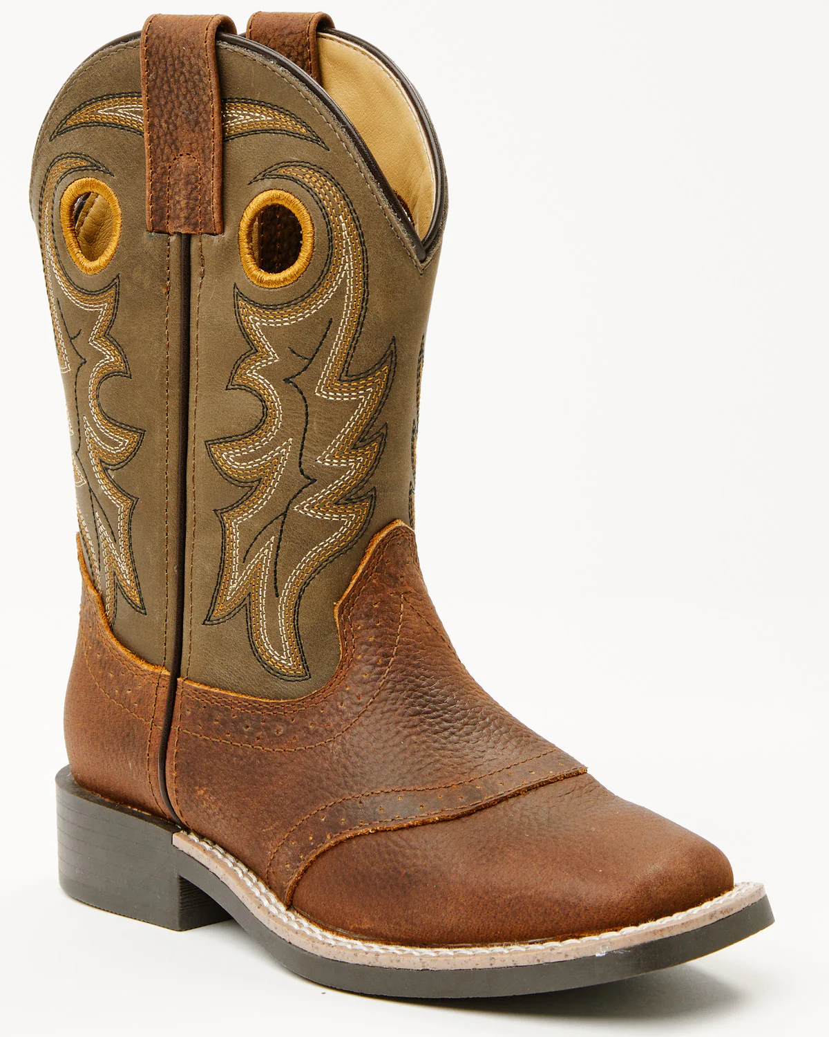 Cody James Boys' Buck Western Boots - Broad Square Toe
