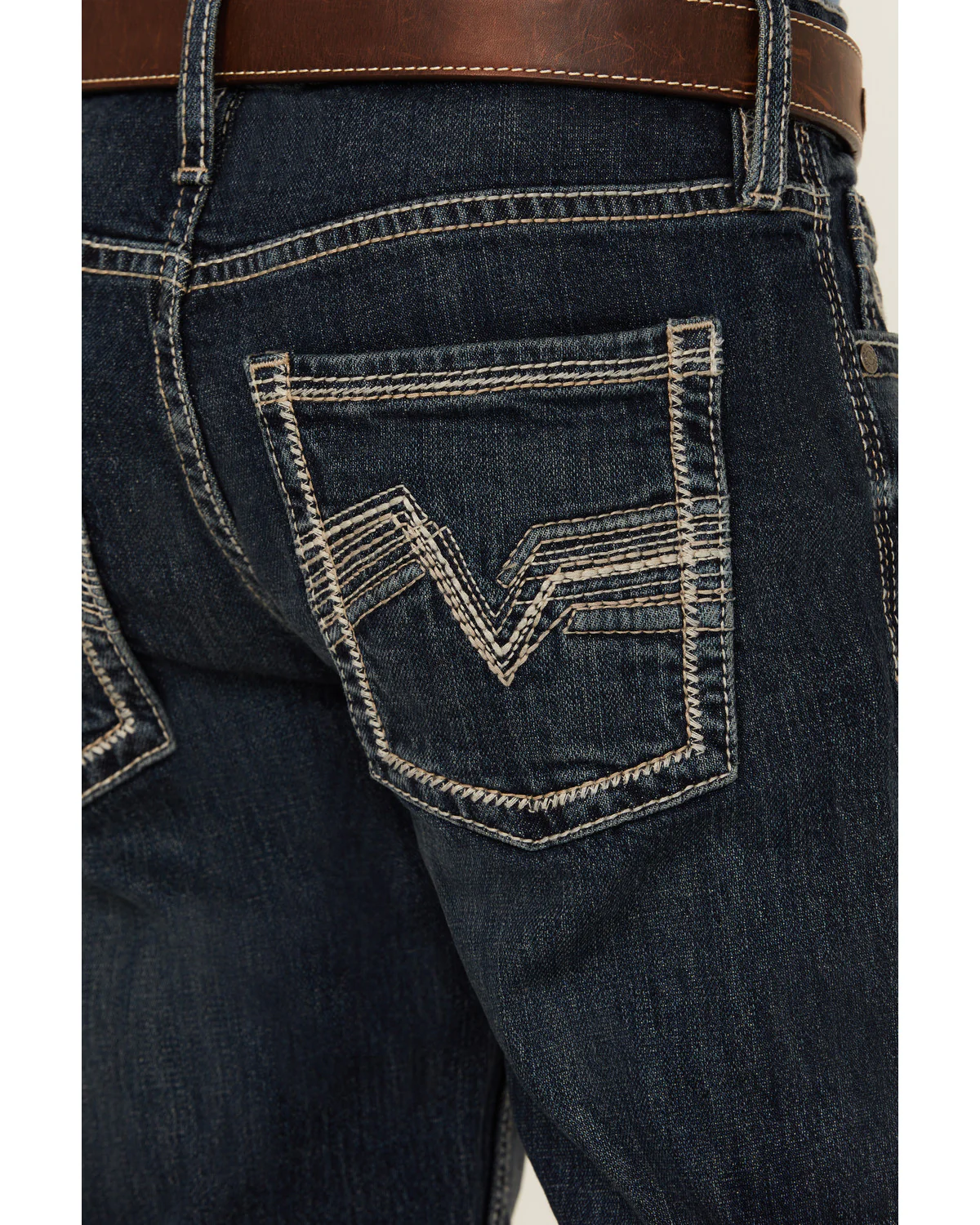 Cody James Boys' Dark Wash Moonlight Slim Stretch Bootcut Jeans - Image 4