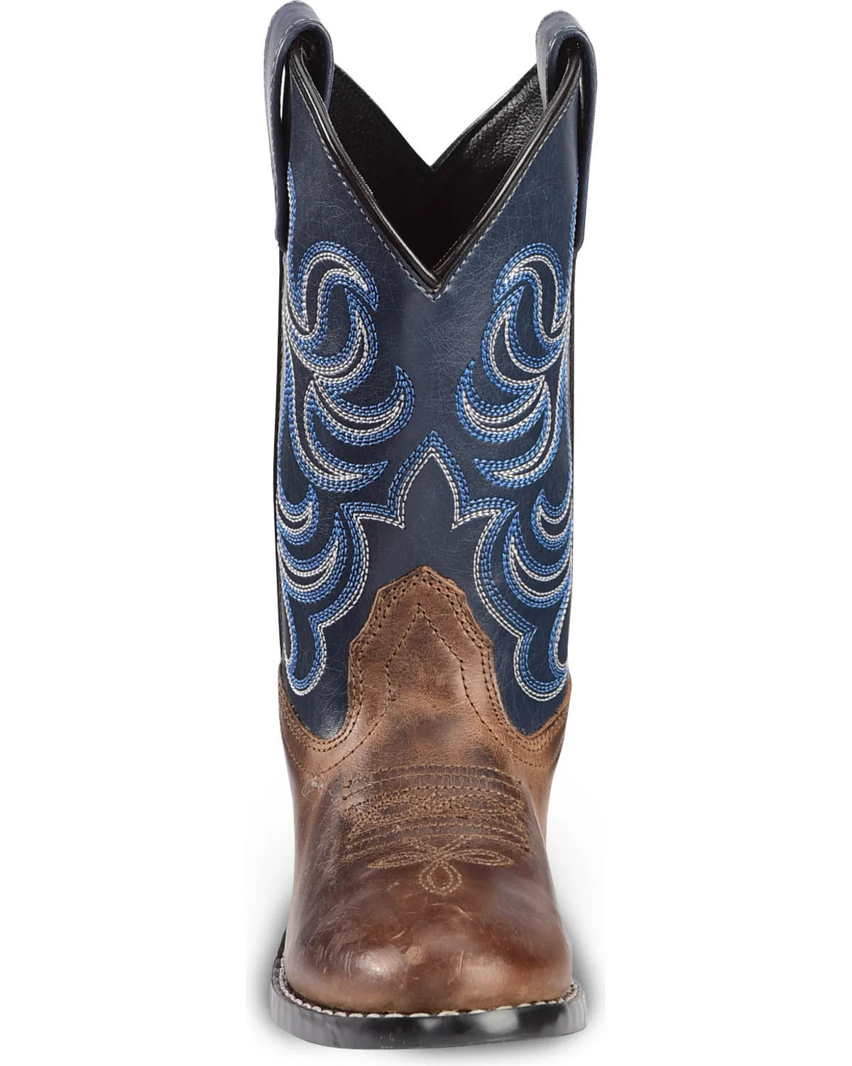 Cody James Boys' Holt Two-Tone Embroidered Western Boots - Round Toe - Image 4