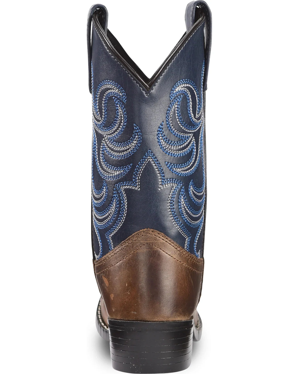 Cody James Boys' Holt Two-Tone Embroidered Western Boots - Round Toe - Image 6
