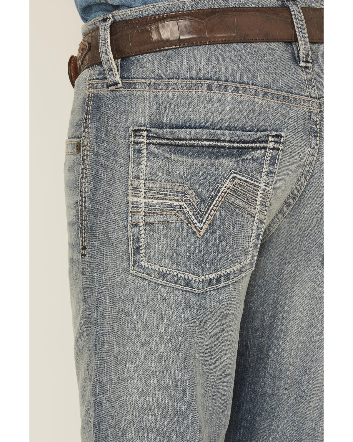 Cody James Boys' Medium Wash Buckskin Slim Bootcut Stretch Denim Jeans - Image 4