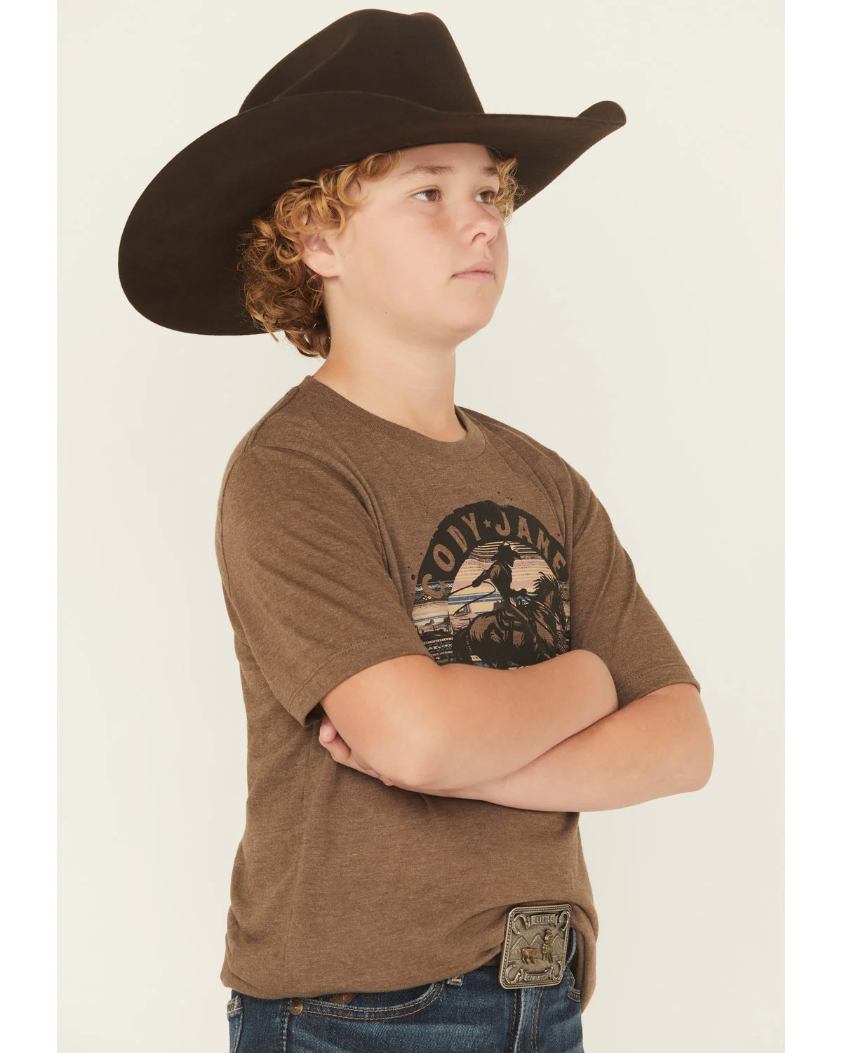 Cody James Boys' Rodeo Round Up Short Sleeve Graphic T-Shirt - Image 2