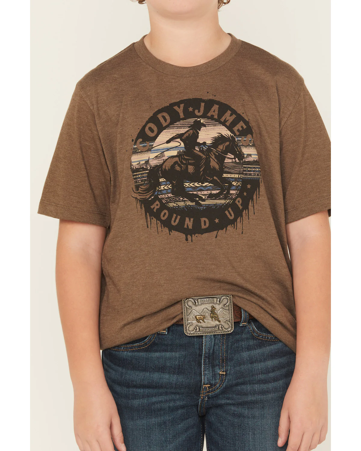 Cody James Boys' Rodeo Round Up Short Sleeve Graphic T-Shirt - Image 3