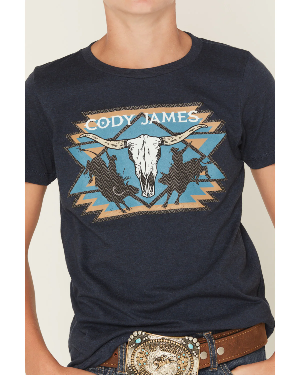 Cody James Boys' Skull Rodeo Short Sleeve Graphic T-Shirt - Image 3