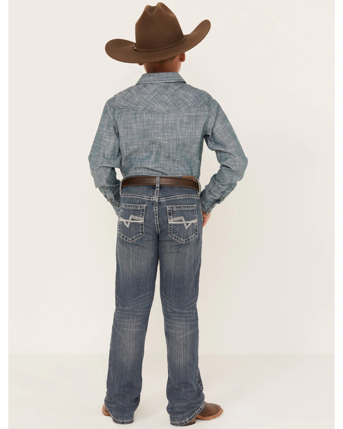Cody James Boys' Stone Cold Wash Slim Boot Stretch Jeans - Image 3