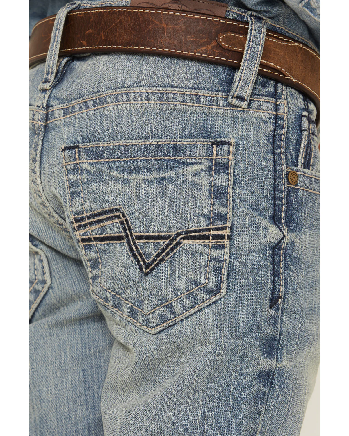 Cody James Little Boys' Crupper Light Wash Slim Straight Jeans - Sizes 4-8 - Image 2