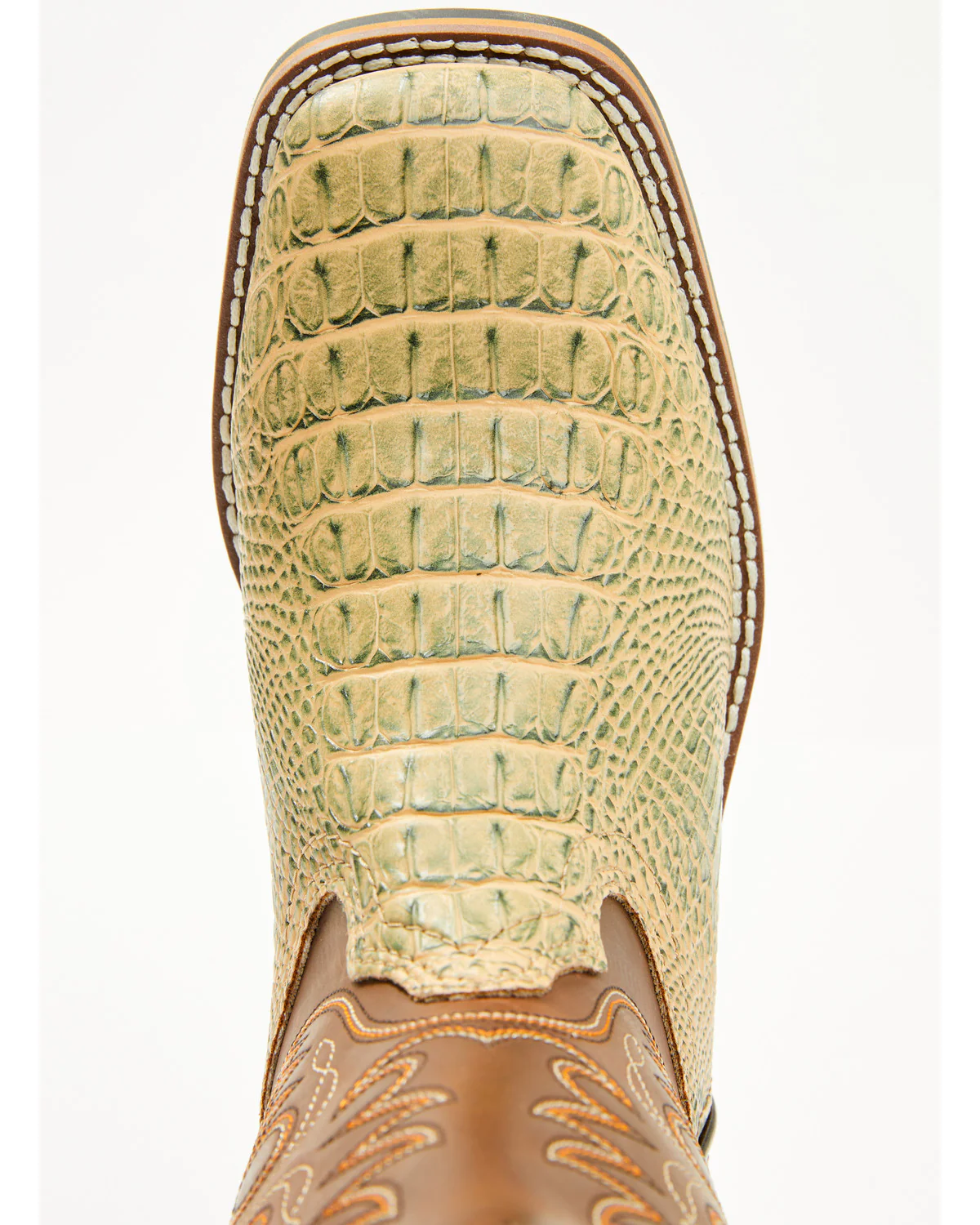 Cody James Little Boys' Gator Print Western Boots - Broad Square Toe - Image 6