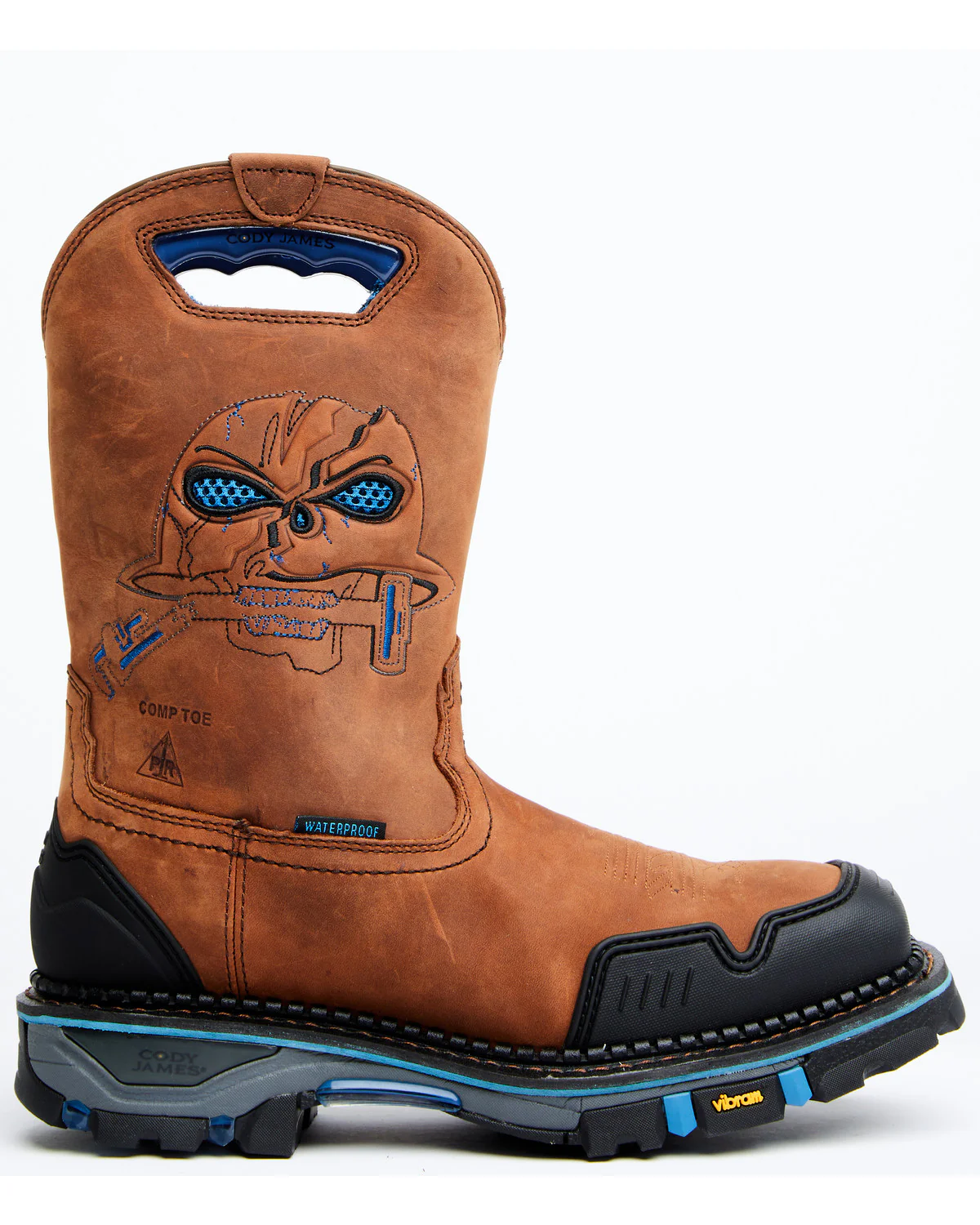 Cody James Men's 11" Decimator Waterproof Western Work Boots - Nano Composite Toe - Image 2