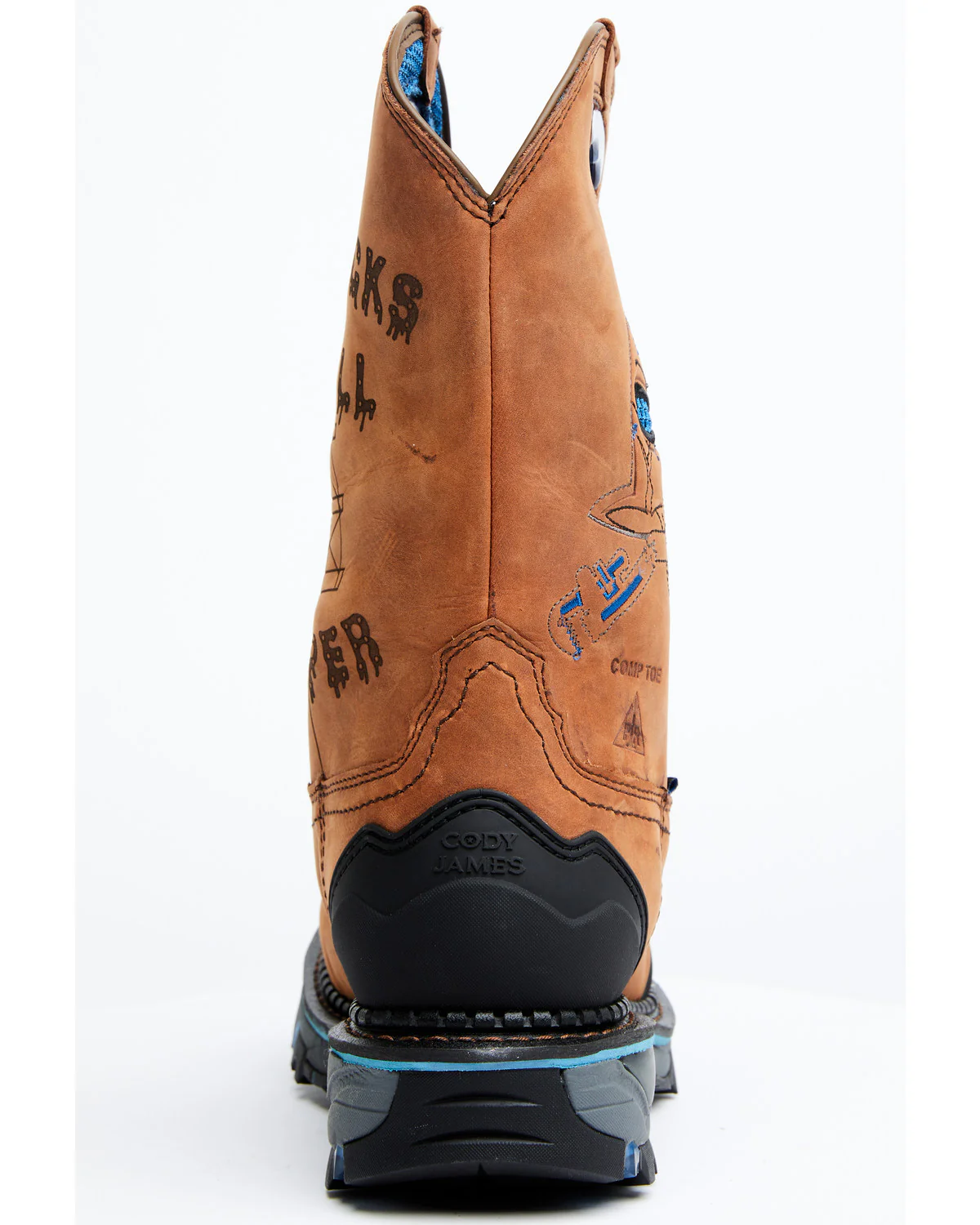 Cody James Men's 11" Decimator Waterproof Western Work Boots - Nano Composite Toe - Image 5