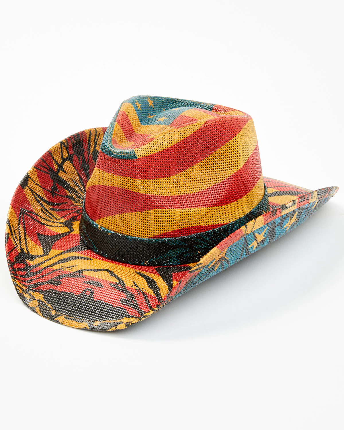 Cody James Men's ™3 Stripes Straw Cowboy Hat