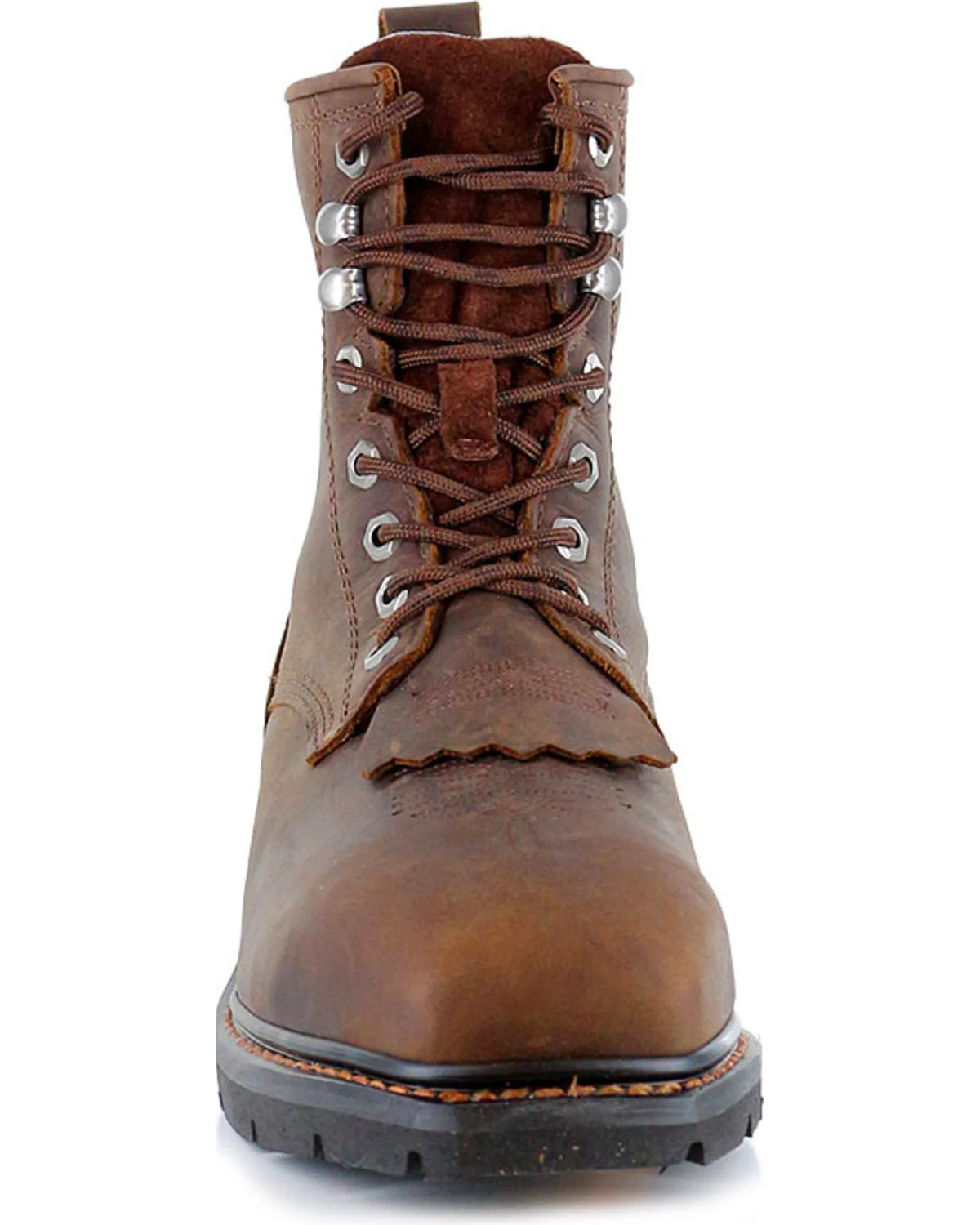 Cody James Men's 8" Mustang Lace-Up Kiltie Waterproof Work Boots - Composite Toe - Image 4