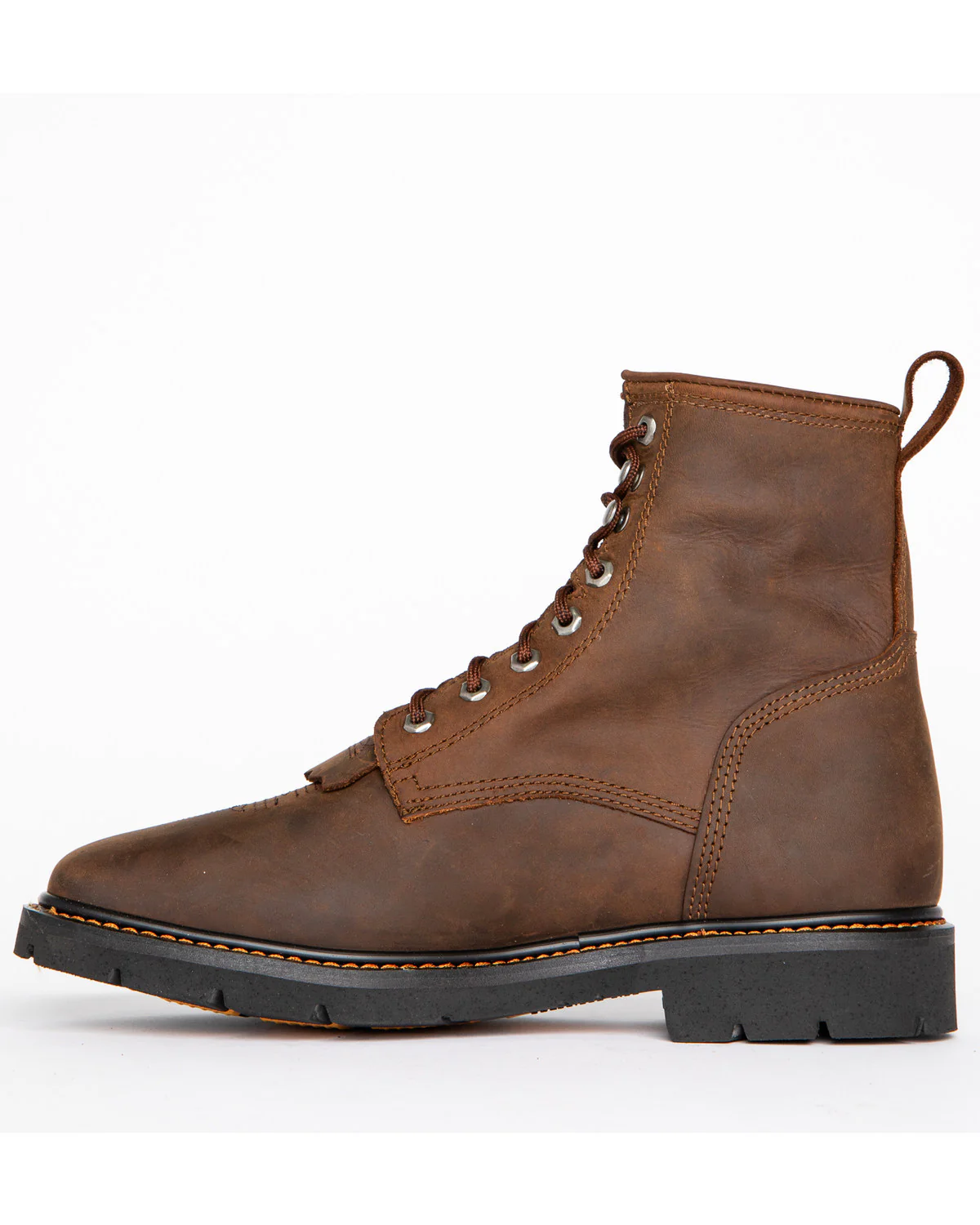 Cody James Men's 8" Mustang Waterproof Lace-Up Kiltie Work Boots - Square Toe - Image 3