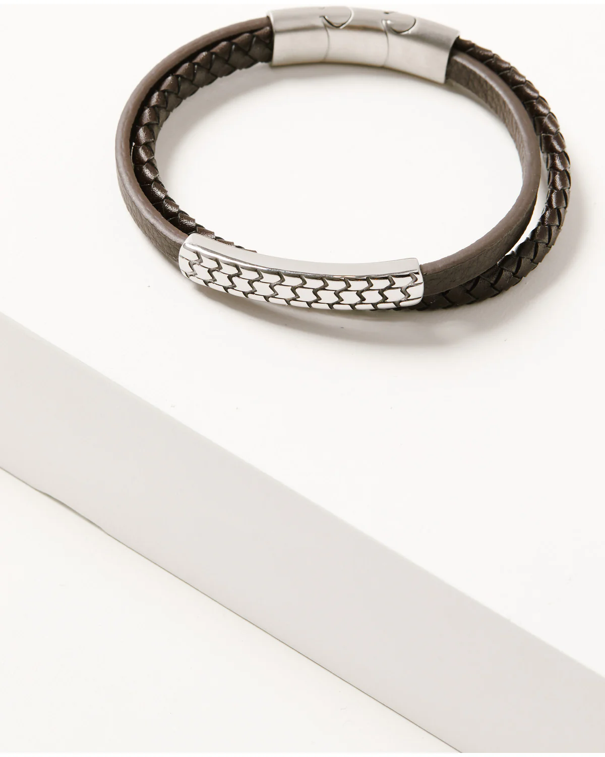 Cody James Men's Adjustable Leather Bracelet - Image 2