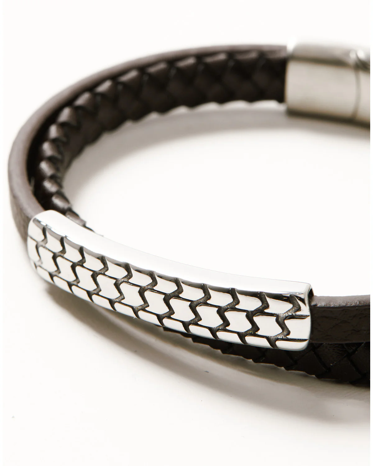 Cody James Men's Adjustable Leather Bracelet - Image 3