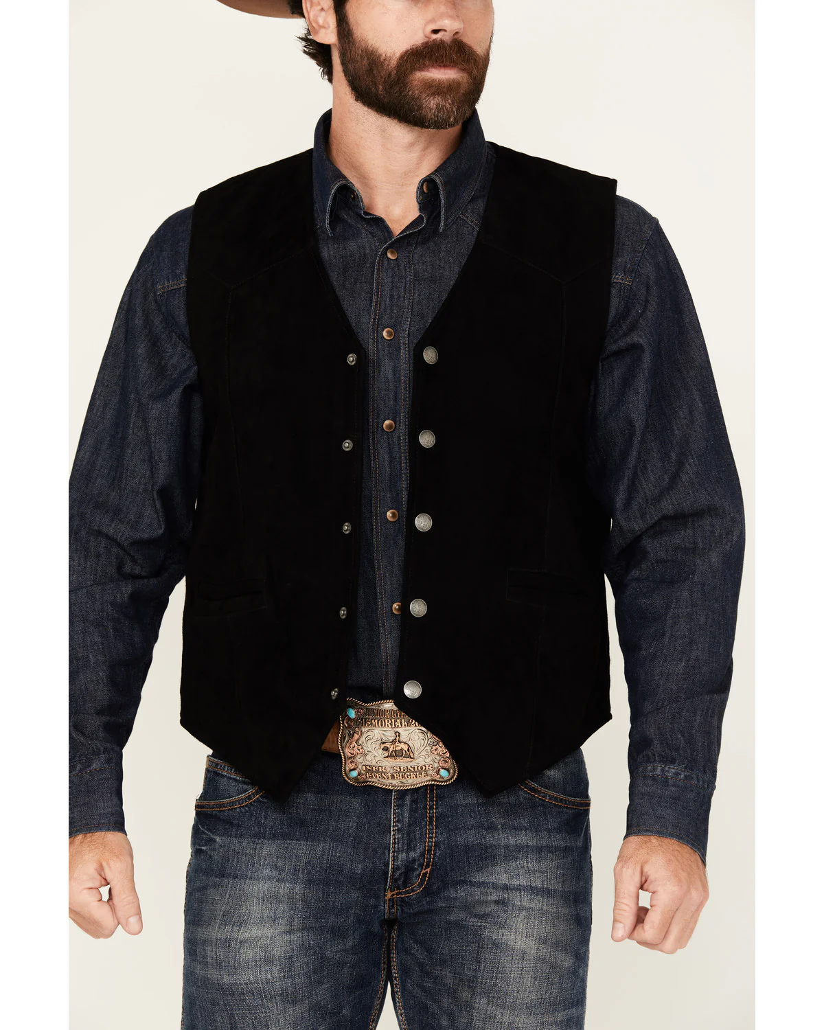 Cody James Men's Angus ™.0 Suede Vest - Image 3