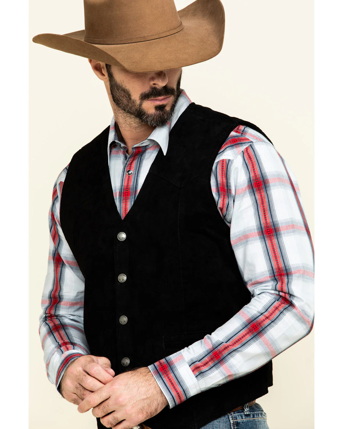 Cody James Men's Angus Suede Vest - Image 3