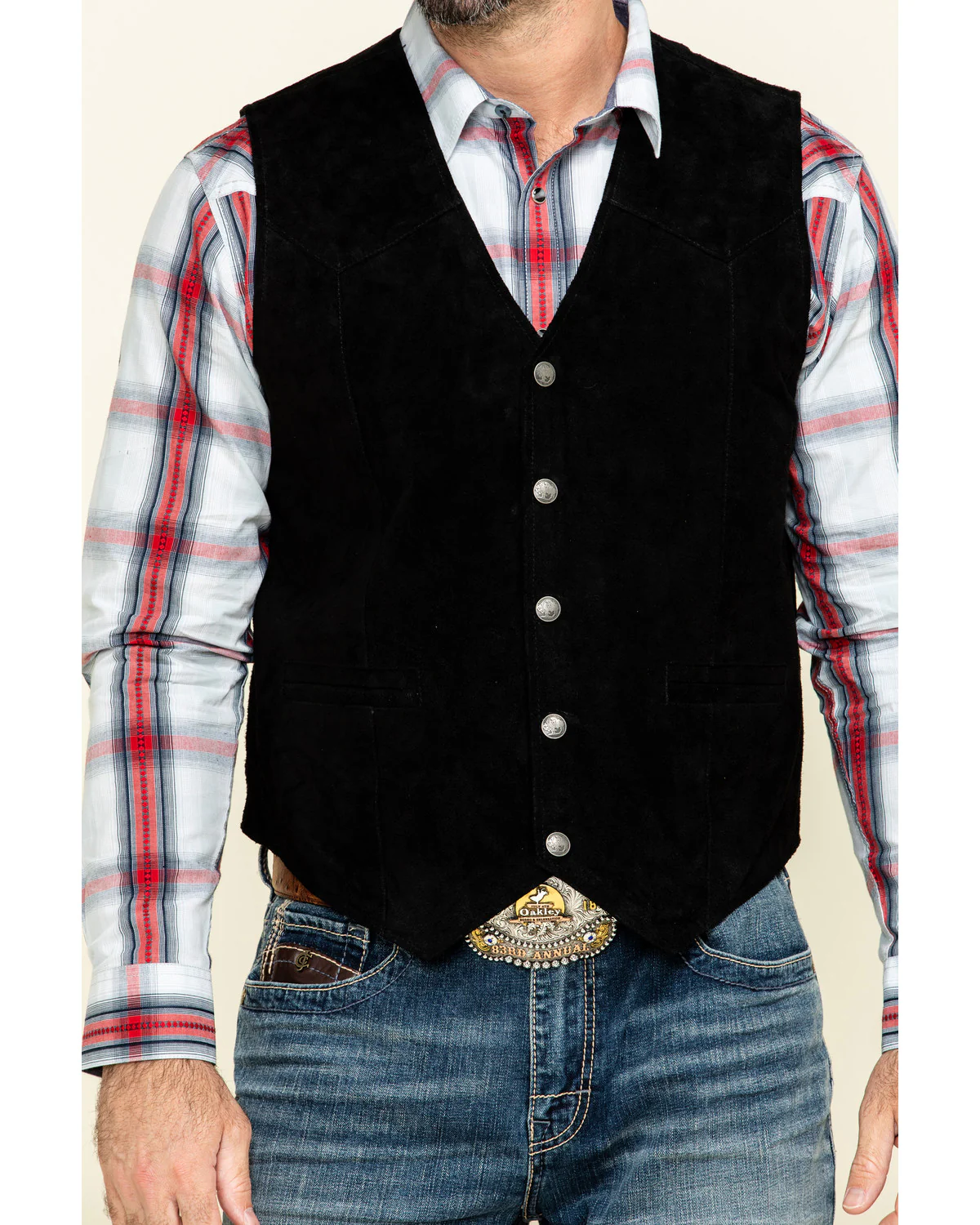 Cody James Men's Angus Suede Vest - Image 4