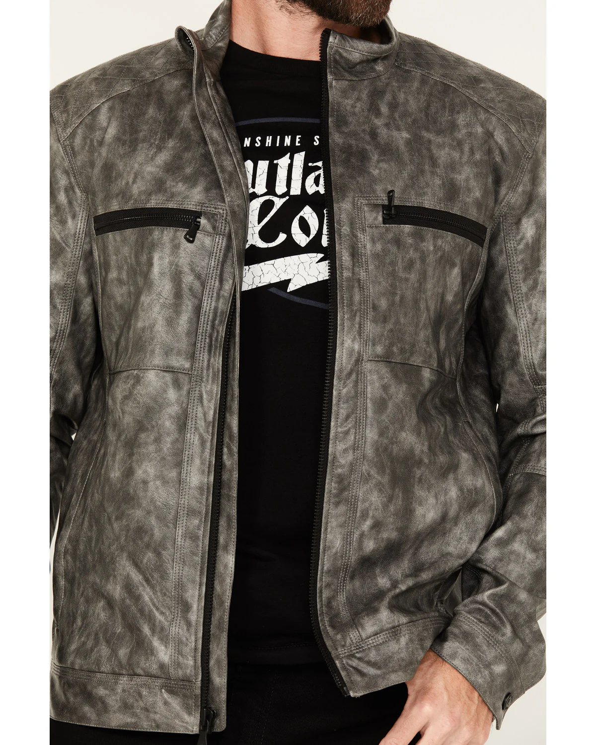 Cody James Men's Backwoods 2.0 Leather Jacket - Image 3