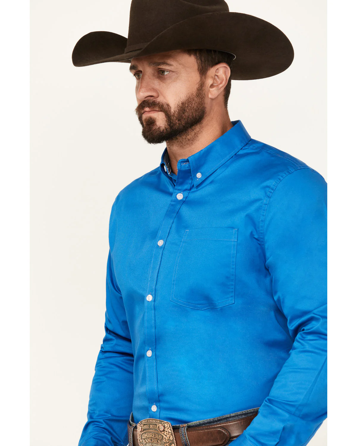 Cody James Men's Basic Twill Long Sleeve Button-Down Performance Western Shirt - Image 2