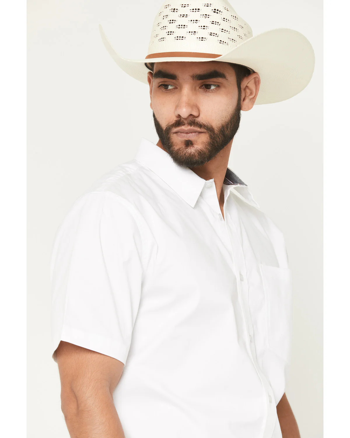 Cody James Men's Basic Twill Short Sleeve Button-Down Stretch Western Shirt - Image 2