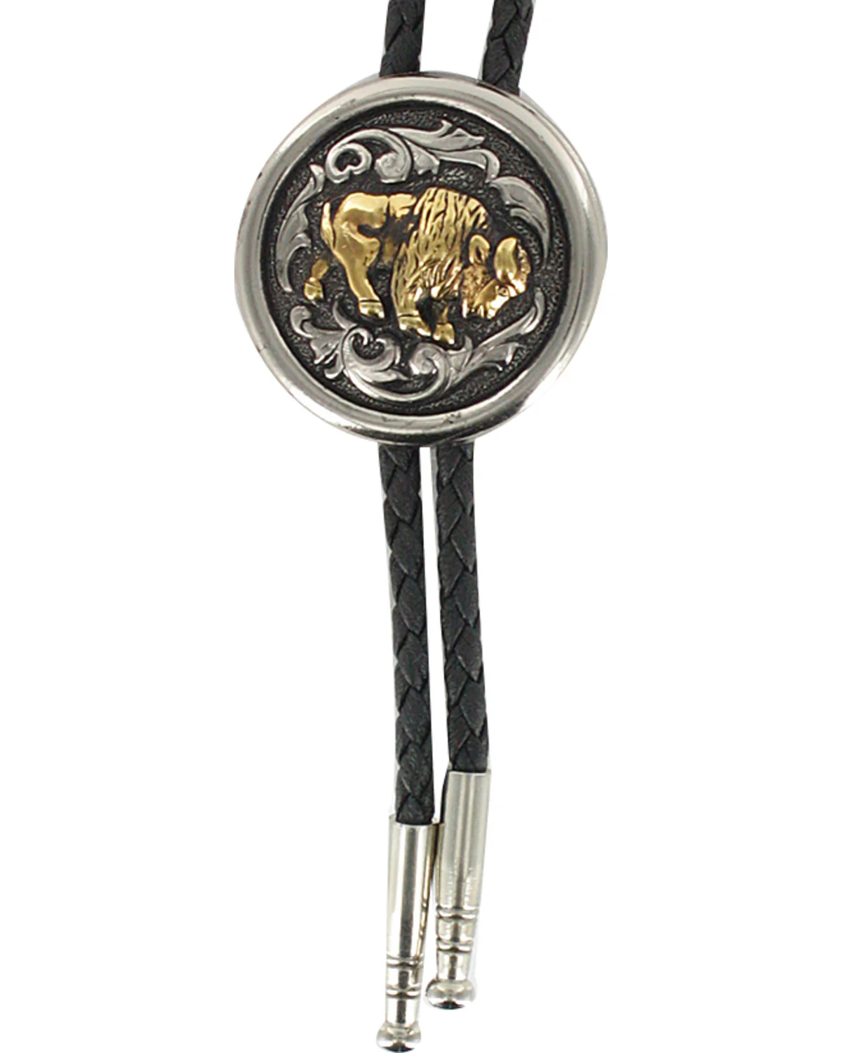 Cody James Men's Bison Bolo Tie - Image 2