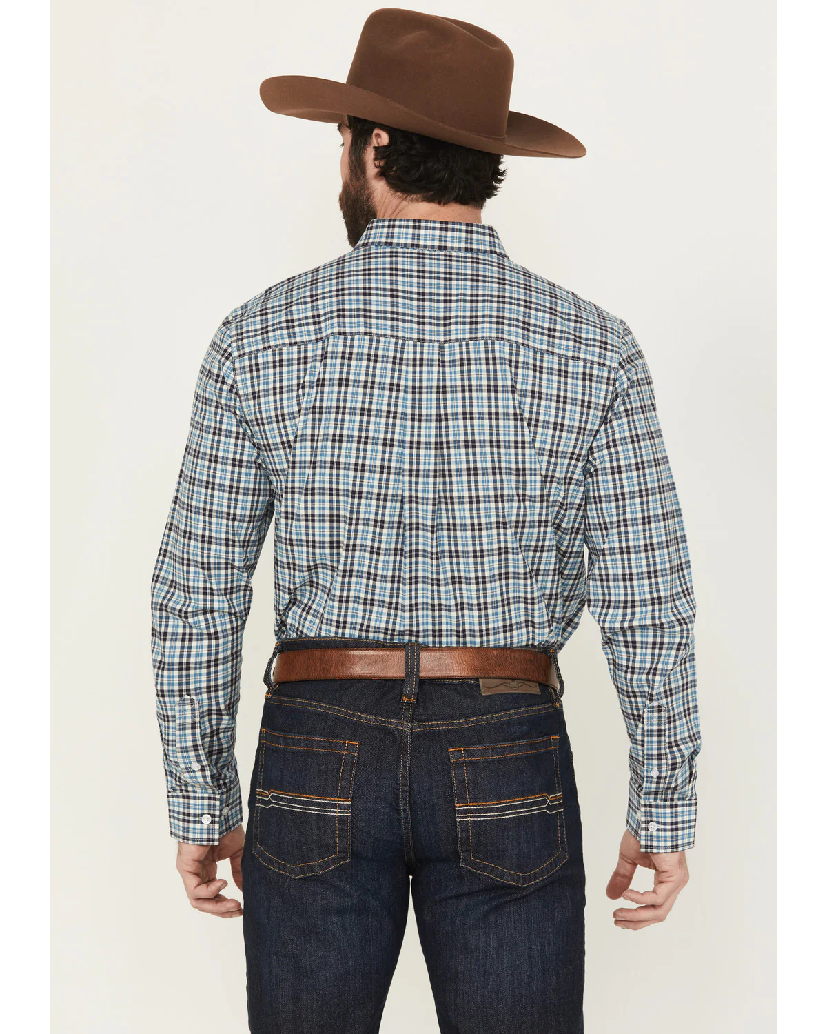 Cody James Men's Bob Plaid Print Long Sleeve Button-Down Western Shirt - Image 4