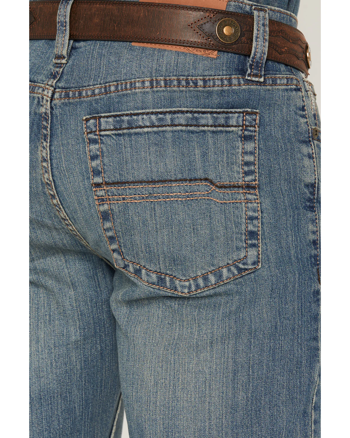Cody James Men's Bozeman Wash Wyatt Slim Bootcut Stretch Denim Jeans - Image 4