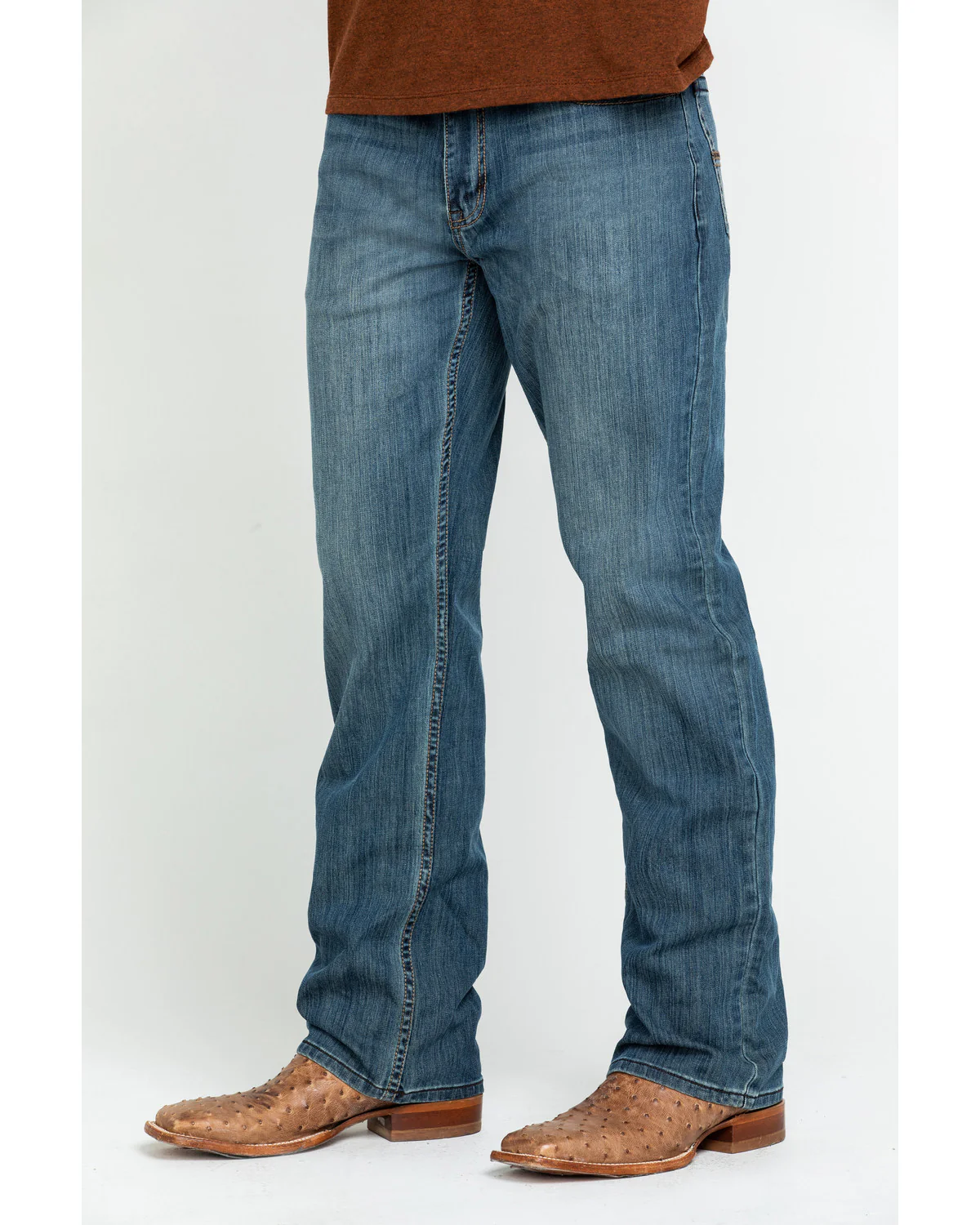 Cody James Men's Bozeman Wash Wyatt Slim Bootcut Stretch Denim Jeans - Image 3