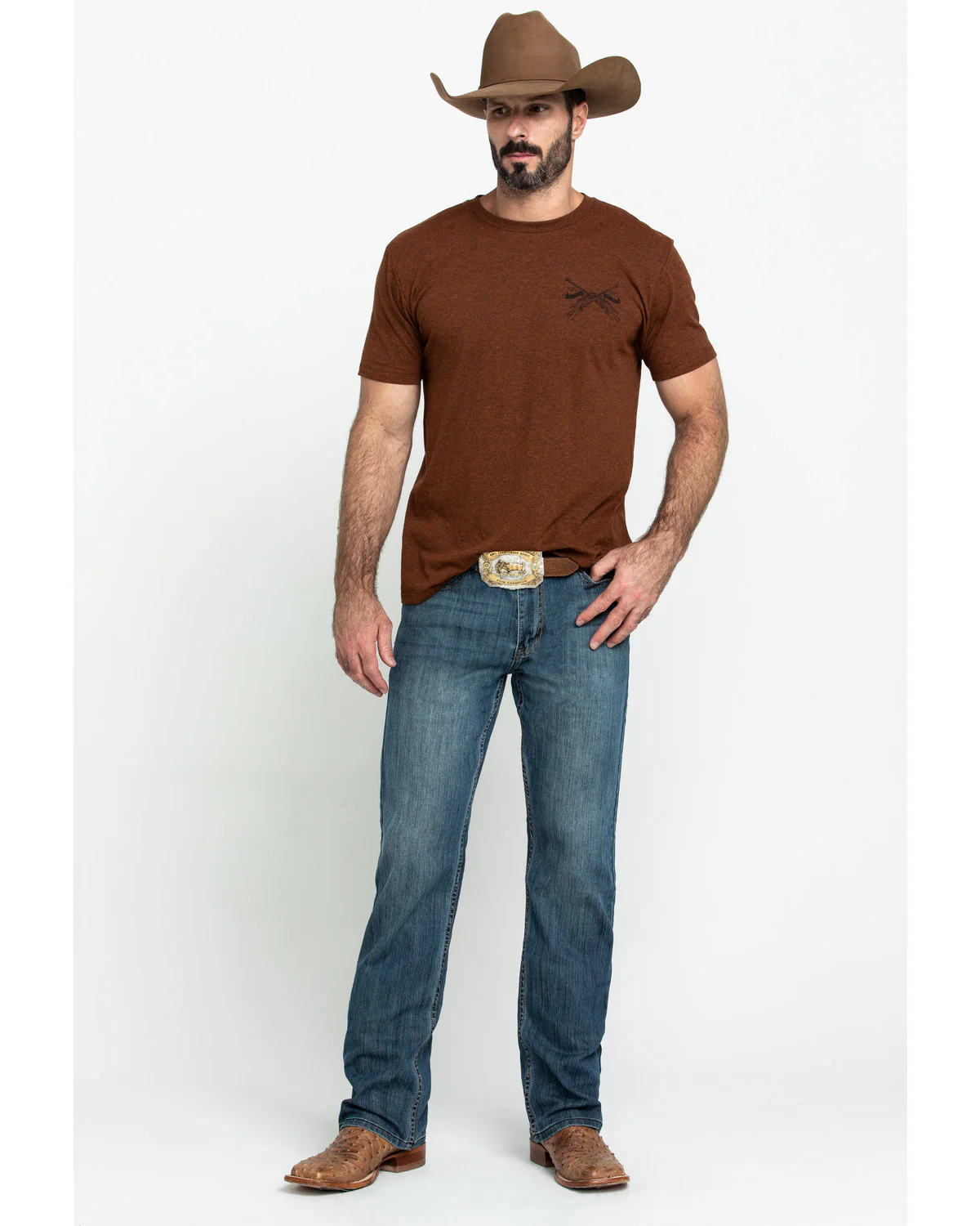 Cody James Men's Bozeman Wash Wyatt Slim Bootcut Stretch Denim Jeans - Image 6