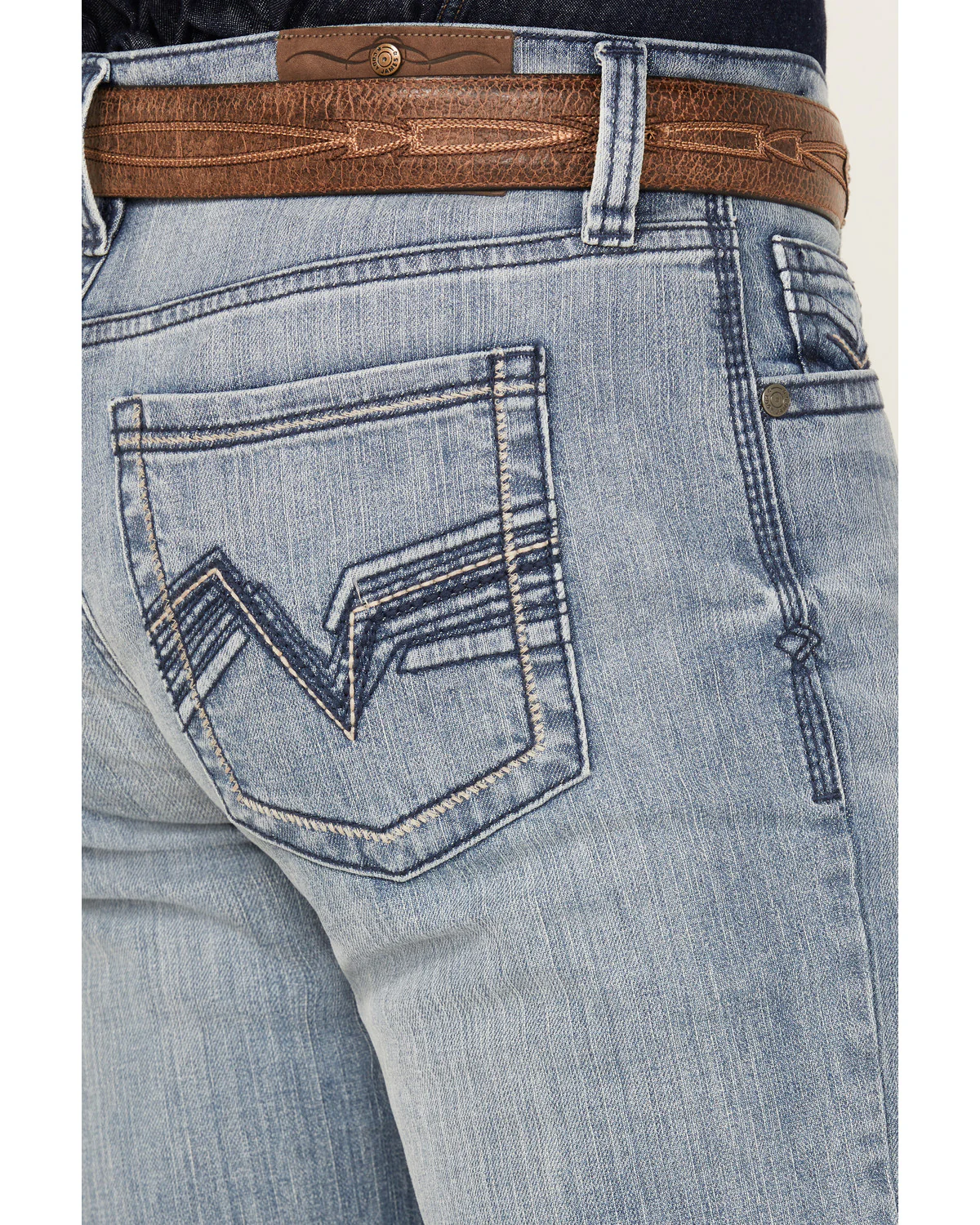 Cody James Men's Buckskin Wash Jackson Slim Straight Stretch Denim Jeans - Image 4