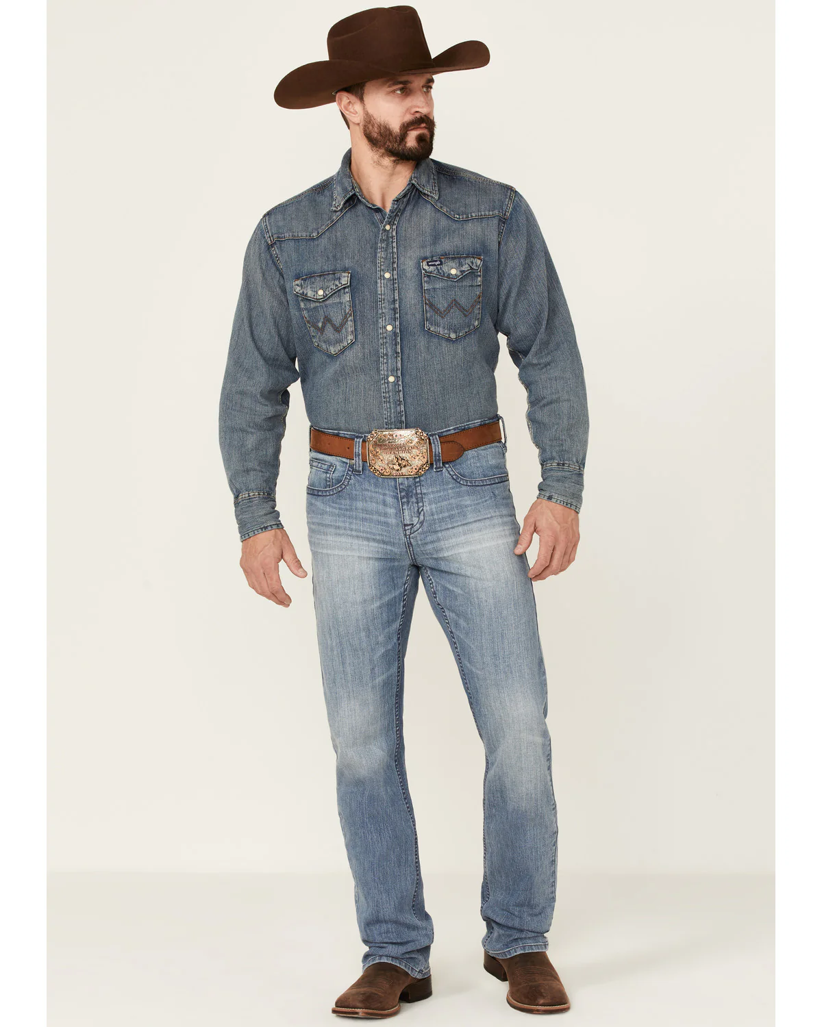Cody James Men's Buckskin Wash Jackson Slim Straight Stretch Denim Jeans - Tall