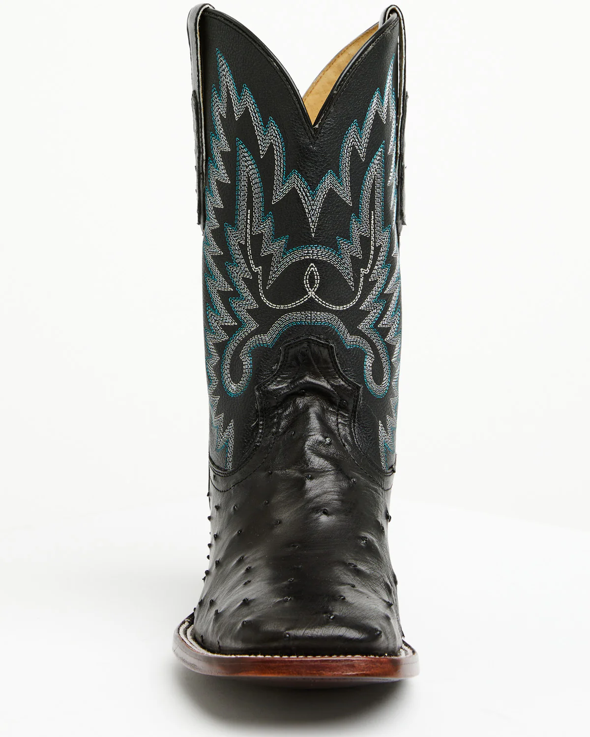 Cody James Men's Buzzard Exotic Ostrich Western Boots - Broad Square Toe - Image 4