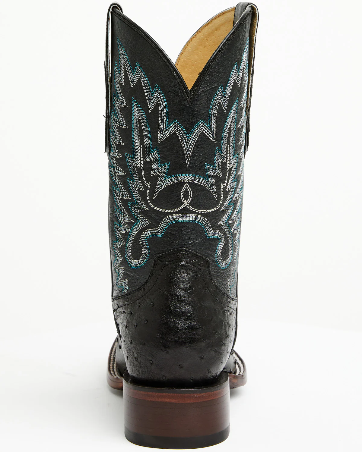 Cody James Men's Buzzard Exotic Ostrich Western Boots - Broad Square Toe - Image 5
