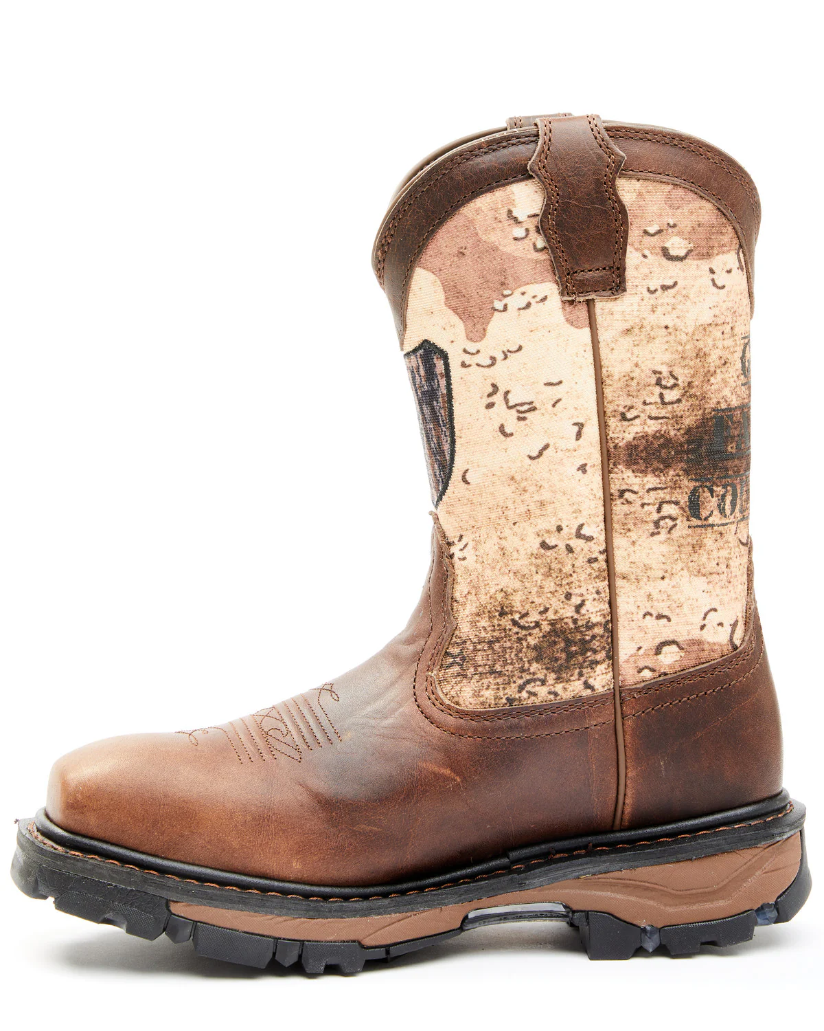Cody James Men's 11" Camo Flag Decimator Work Boot - Composite Toe - Image 3