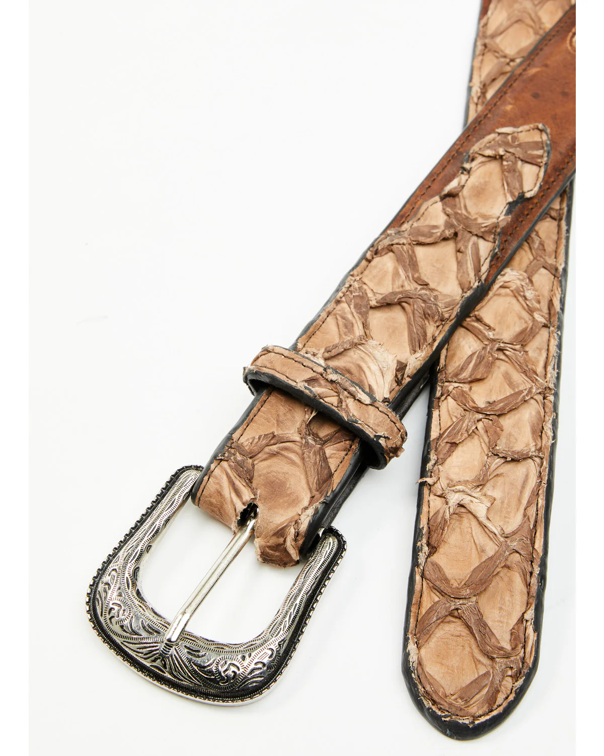 Cody James Men's Charutto Exotic Pirarucu Billet Belt - Image 2