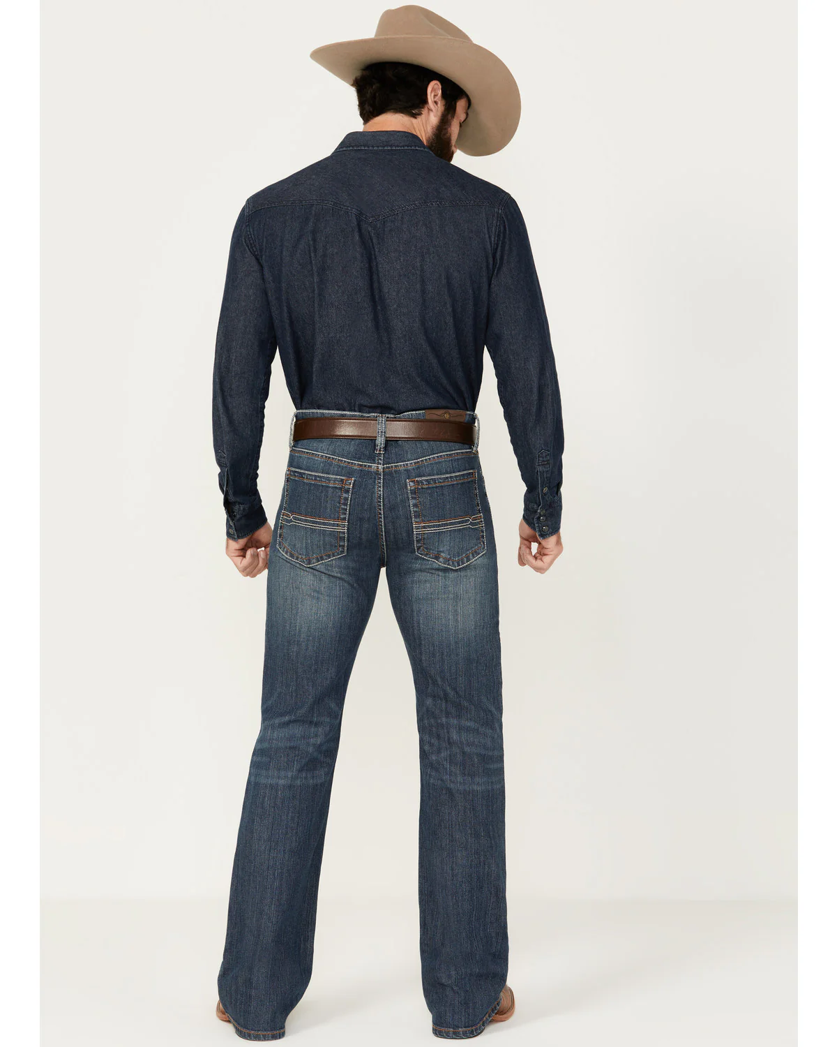 Cody James Men's Colton Wash Duke Relaxed Bootcut Stretch Denim Jeans - Image 3