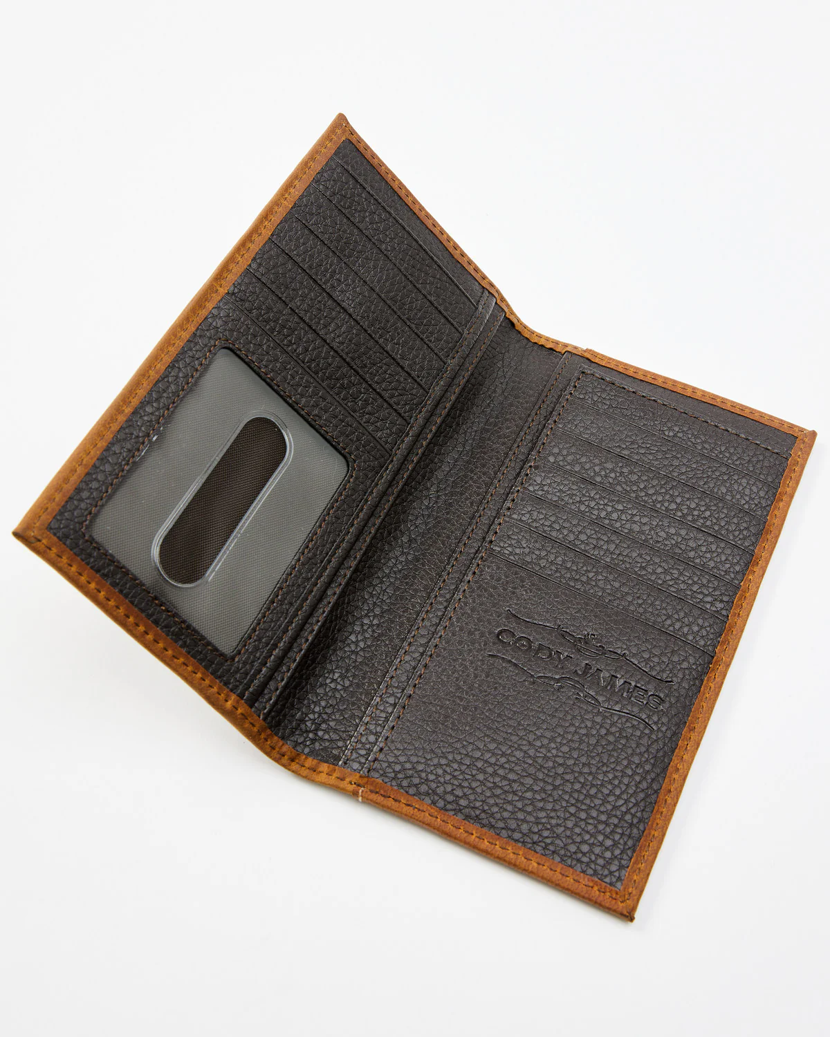 Cody James Men's Crocodile Embossed Rodeo Wallet - Image 2