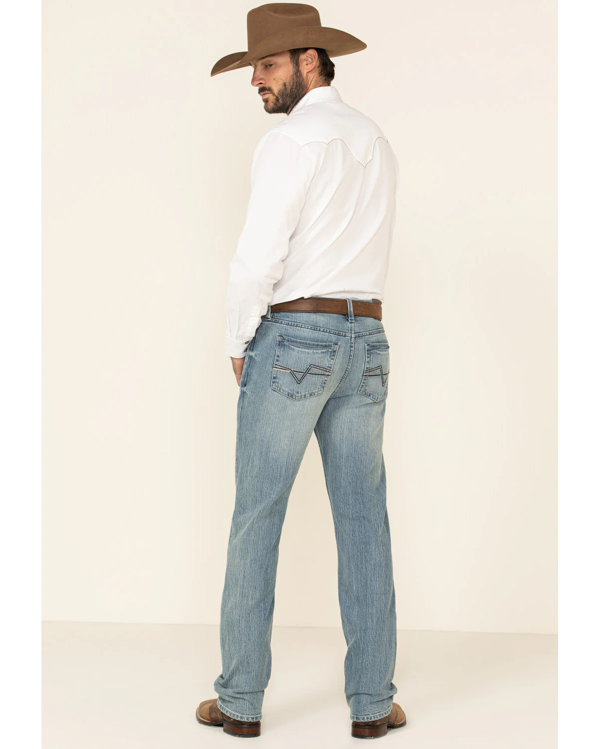 Cody James Men's Crupper Wash Jackson Slim Straight Stretch Denim Jeans - Image 5
