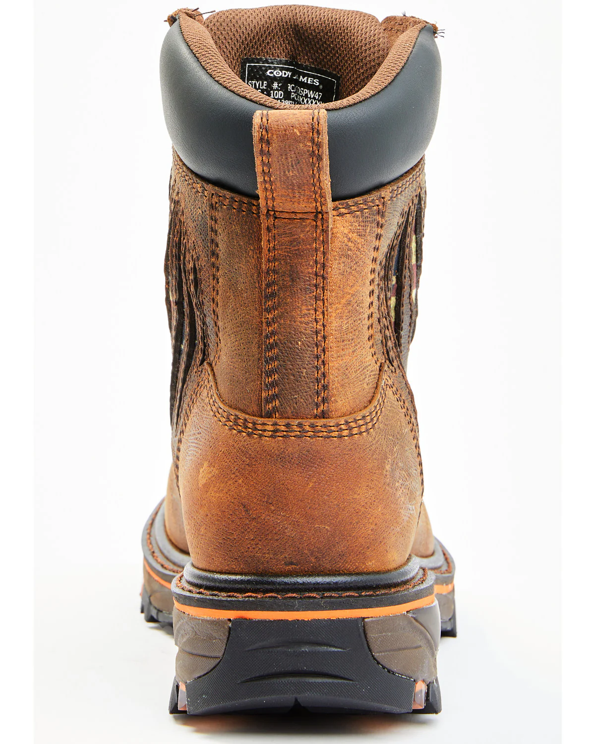 Cody James Men's 8" Decimator Vibram Lace-Up Work Boots - Composite Toe - Image 5