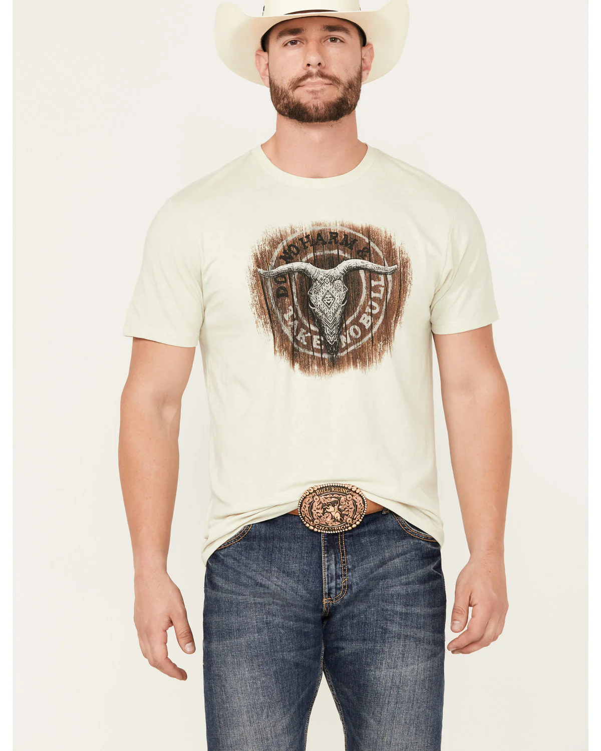 Cody James Men's Do No Harm Take No Bull Short Sleeve Graphic T-Shirt
