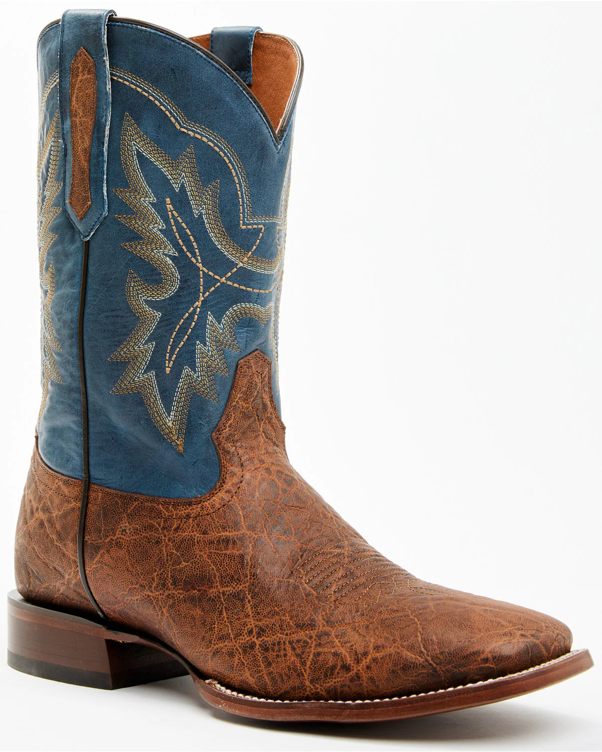 Cody James Men's Elephant Print Western Boots - Broad Square Toe